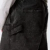 Loose Barrel Leg Workwear Trousers – Washed Black Loose Barrel Leg Workwear Trousers – Washed Black