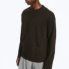 Loose Boxy Long-Sleeved T-Shirt – Dark Brown Loose Boxy Long-Sleeved T-Shirt – Dark Brown