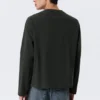 Loose Boxy Long-Sleeved T-Shirt – Dark Green Loose Boxy Long-Sleeved T-Shirt – Dark Green