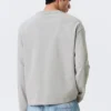 Loose Boxy Long-Sleeved T-Shirt – Light Dusty Mole Loose Boxy Long-Sleeved T-Shirt – Light Dusty Mole