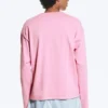 Loose Boxy Long-Sleeved T-Shirt – Washed Pink Loose Boxy Long-Sleeved T-Shirt – Washed Pink