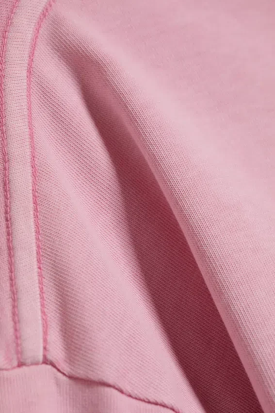 Loose Boxy Long-Sleeved T-Shirt – Washed Pink Loose Boxy Long-Sleeved T-Shirt – Washed Pink