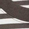 Loose Boxy Long-Sleeved T-Shirt – White – Brown Stripes Loose Boxy Long-Sleeved T-Shirt – White – Brown Stripes