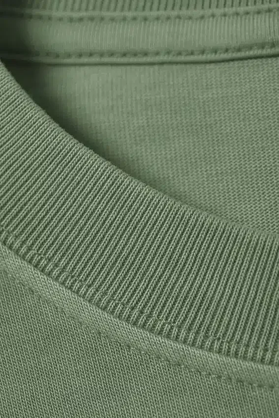 Loose Boxy Long-Sleeved T-Shirt – White – Green Stripe Loose Boxy Long-Sleeved T-Shirt – White – Green Stripe