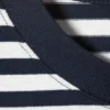 Loose Boxy Long-Sleeved T-Shirt – White & Navy Stripes Loose Boxy Long-Sleeved T-Shirt – White & Navy Stripes