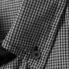 Loose Button-Down Poplin Shirt – Black Check