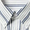 Loose Button-Down Poplin Shirt – White – Blue Stripes Loose Button-Down Poplin Shirt – White – Blue Stripes