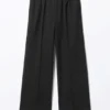 Loose Elastic Suiting Trousers – Black Loose Elastic Suiting Trousers – Black