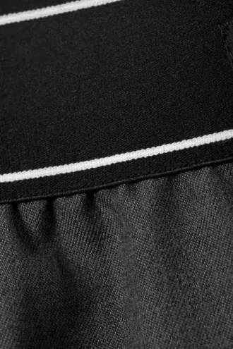 Loose Elastic Suiting Trousers – Dark Grey