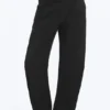 Loose Fit Barrel Leg Suiting Trousers – Black Loose Fit Barrel Leg Suiting Trousers – Black