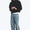 Loose Fit Hoodie – Black Loose Fit Hoodie – Black