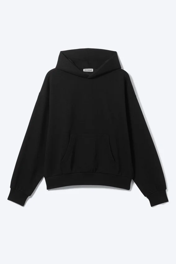 Loose Fit Hoodie – Black Loose Fit Hoodie – Black