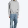 Loose Fit Hoodie – Grey Melange Loose Fit Hoodie – Grey Melange