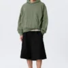 Loose Fit Hoodie – Washed Green Loose Fit Hoodie – Washed Green