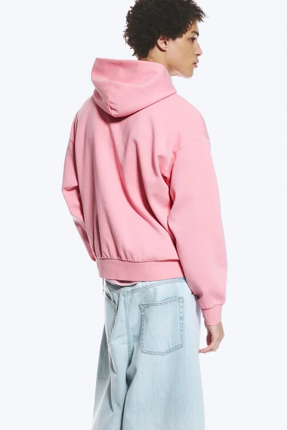 Loose Fit Hoodie – Washed Pink Loose Fit Hoodie – Washed Pink