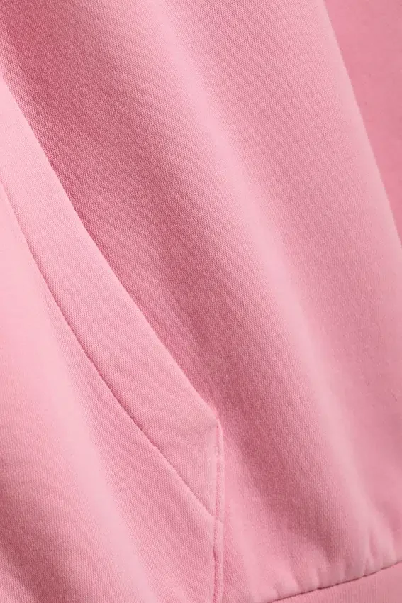 Loose Fit Hoodie – Washed Pink Loose Fit Hoodie – Washed Pink