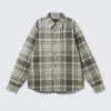 Loose Fit Padded Jacket – Grey Checked Loose Fit Padded Jacket – Grey Checked