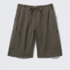 Loose Fit Ripstop Cargo Shorts – Dark Mole Loose Fit Ripstop Cargo Shorts – Dark Mole