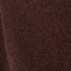 Loose Fit Rolled Hem Sweater – Dark Brown Loose Fit Rolled Hem Sweater – Dark Brown