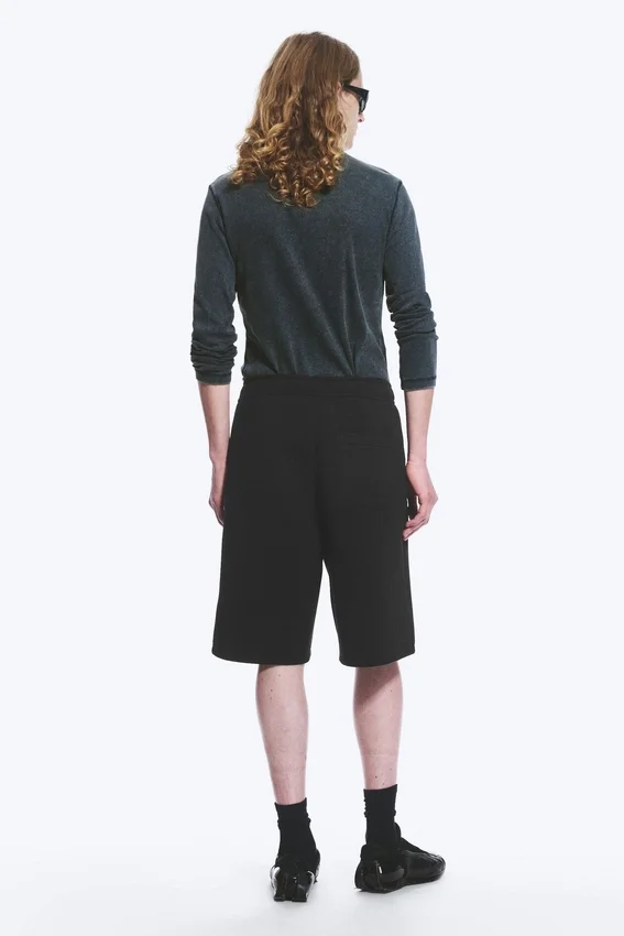 Loose Fit Scuba Shorts – Black Loose Fit Scuba Shorts – Black