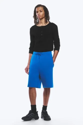 Loose Fit Scuba Shorts – Bright Blue