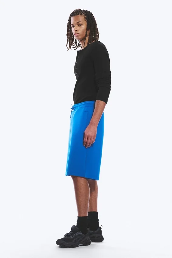 Loose Fit Scuba Shorts – Bright Blue Loose Fit Scuba Shorts – Bright Blue