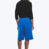 Loose Fit Scuba Shorts – Bright Blue Loose Fit Scuba Shorts – Bright Blue