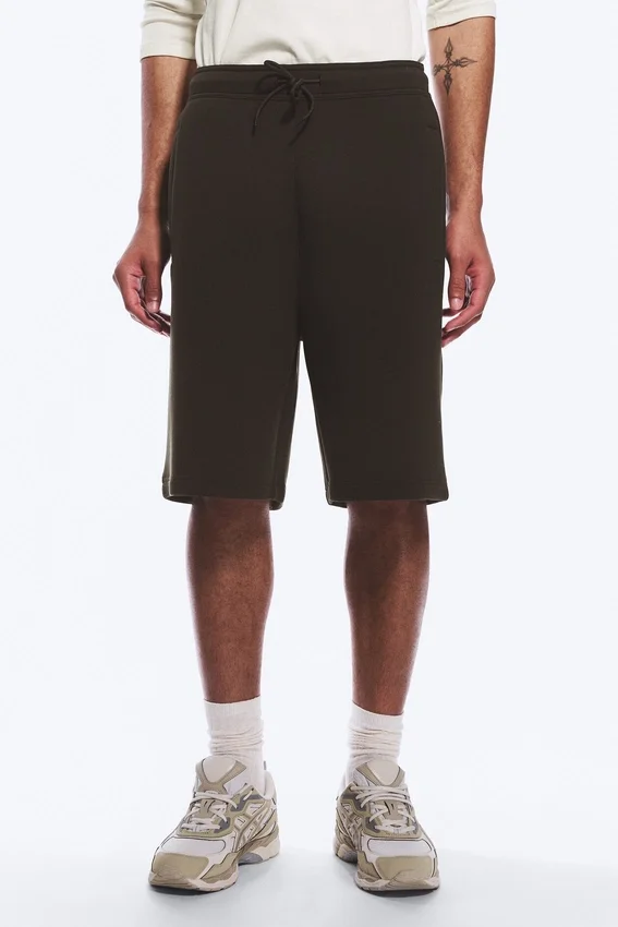 Loose Fit Scuba Shorts – Dark Brown Loose Fit Scuba Shorts – Dark Brown