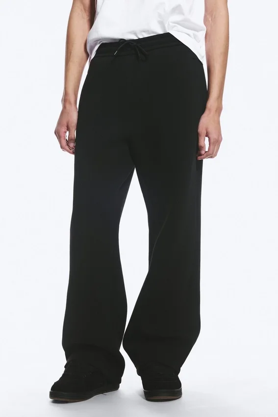 Loose Fit Scuba Sweatpants – Black Loose Fit Scuba Sweatpants – Black