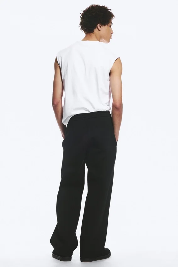 Loose Fit Scuba Sweatpants – Black Loose Fit Scuba Sweatpants – Black