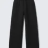 Loose Fit Scuba Sweatpants – Black Loose Fit Scuba Sweatpants – Black