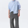 Loose Fit Scuba Sweatpants – Dark Grey Melange Loose Fit Scuba Sweatpants – Dark Grey Melange