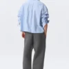Loose Fit Scuba Sweatpants – Dark Grey Melange Loose Fit Scuba Sweatpants – Dark Grey Melange