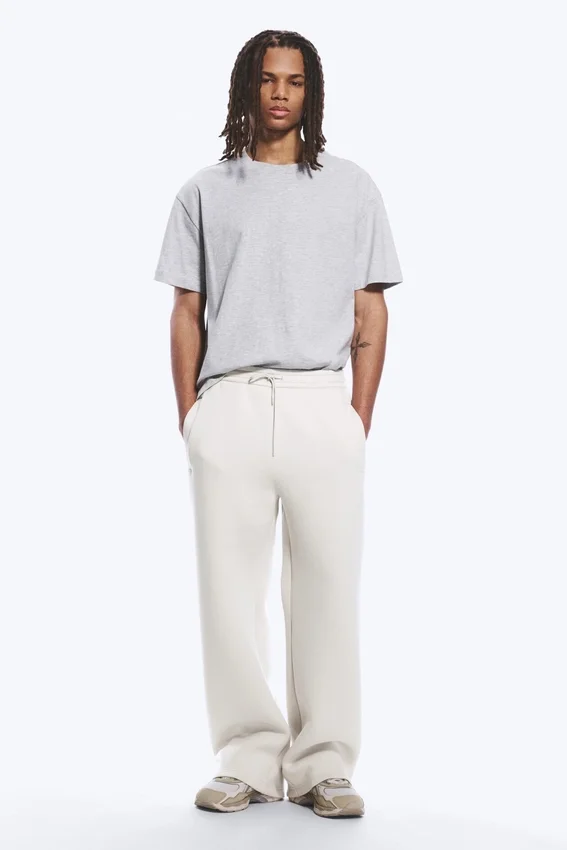 Loose Fit Scuba Sweatpants – Light Dusty Mole Loose Fit Scuba Sweatpants – Light Dusty Mole