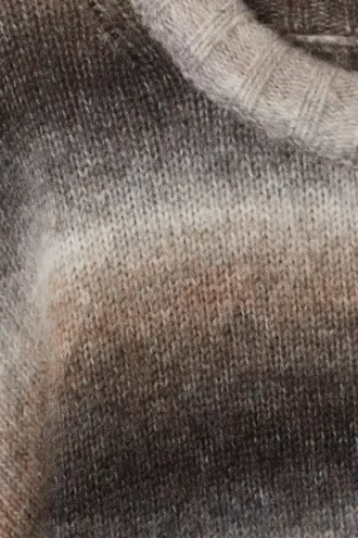 Loose Fit Space-Dyed Knitted Sweater – Mole Space Dye