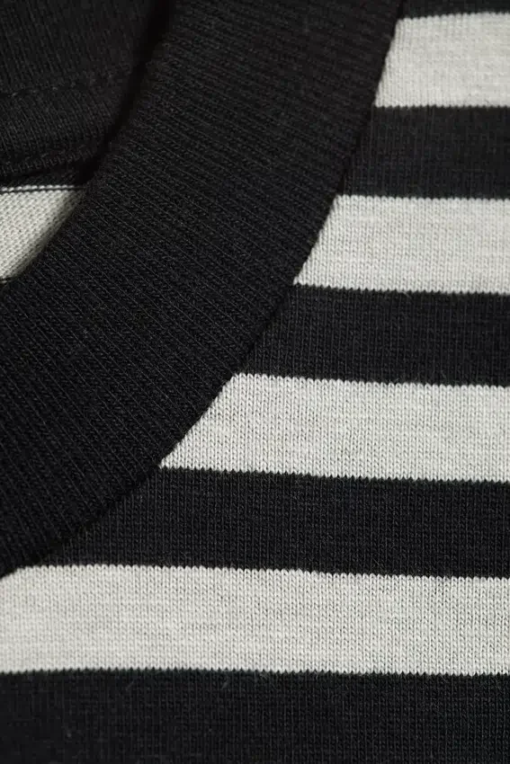 Loose Fit Square Cotton Tank Top – Grey/Black Stripe Loose Fit Square Cotton Tank Top – Grey/Black Stripe