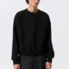 Loose Fit Sweatshirt – Black Loose Fit Sweatshirt – Black
