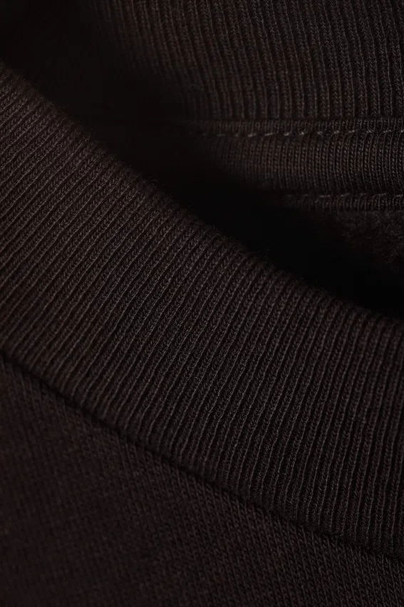 Loose Fit Sweatshirt – Dark Brown Loose Fit Sweatshirt – Dark Brown