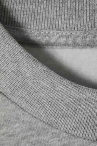 Loose Fit Sweatshirt – Grey Melange Loose Fit Sweatshirt – Grey Melange