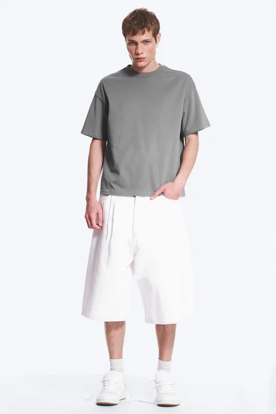 Loose Fit T-Shirt – Dusty Grey Loose Fit T-Shirt – Dusty Grey