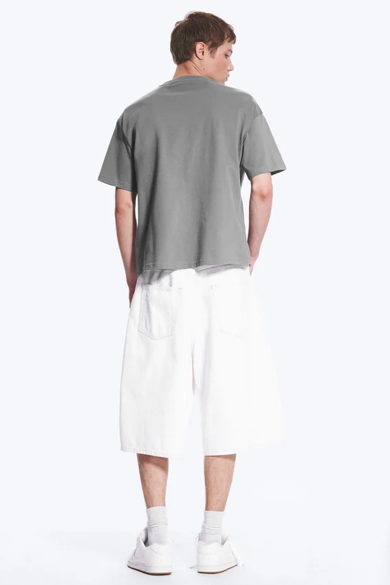 Loose Fit T-Shirt – Dusty Grey Loose Fit T-Shirt – Dusty Grey