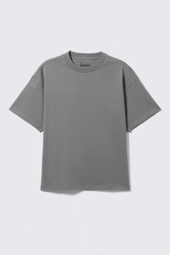 Loose Fit T-Shirt – Dusty Grey Loose Fit T-Shirt – Dusty Grey