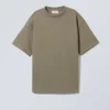 Loose Fit T-Shirt – Khaki Green Loose Fit T-Shirt – Khaki Green