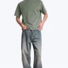 Loose Fit T-Shirt – Light Dusty Khaki Green Loose Fit T-Shirt – Light Dusty Khaki Green