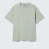 Loose Fit T-Shirt – Light Khaki Green Loose Fit T-Shirt – Light Khaki Green
