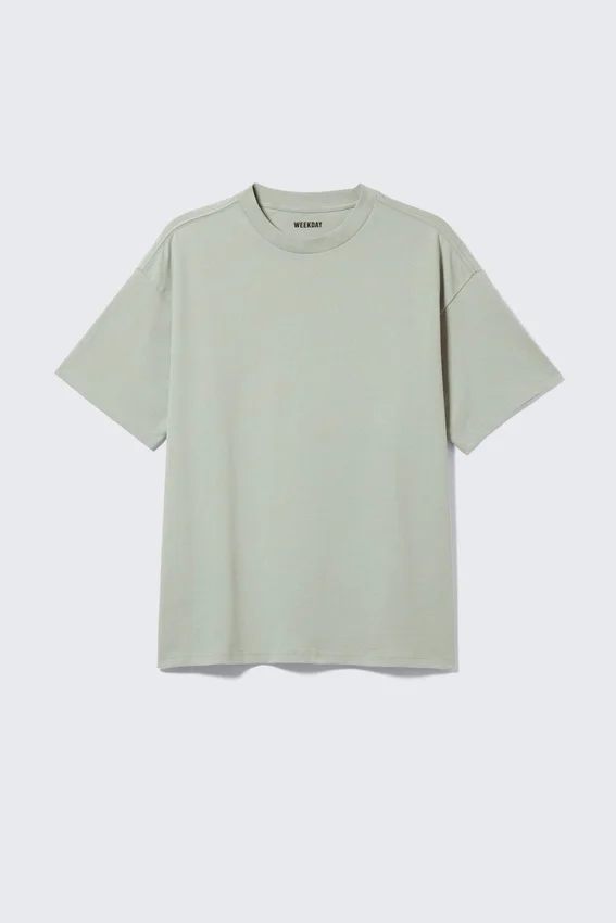 Loose Fit T-Shirt – Light Khaki Green Loose Fit T-Shirt – Light Khaki Green