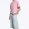 Loose Fit T-Shirt – Pink Loose Fit T-Shirt – Pink