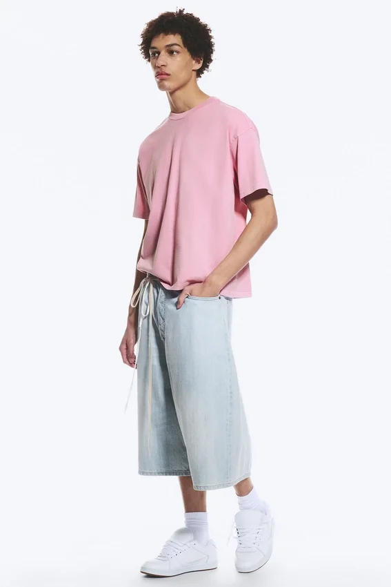 Loose Fit T-Shirt – Pink Loose Fit T-Shirt – Pink