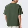 Loose Fit T-Shirt – Washed Dark Green Loose Fit T-Shirt – Washed Dark Green