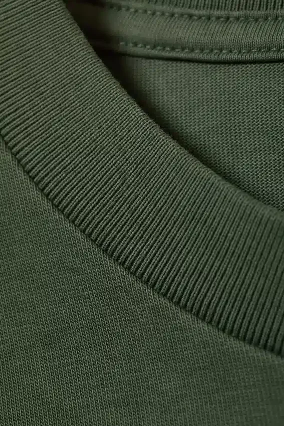Loose Fit T-Shirt – Washed Dark Green Loose Fit T-Shirt – Washed Dark Green